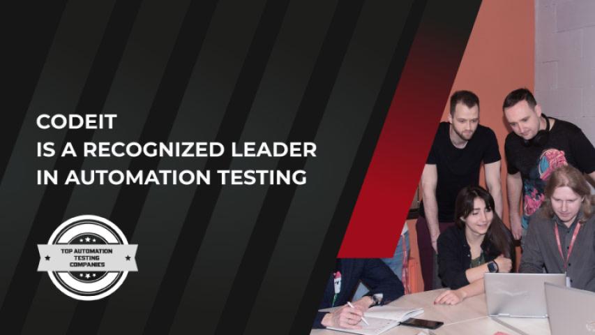 CodeIT is a Recognized Leader in Automation Testing